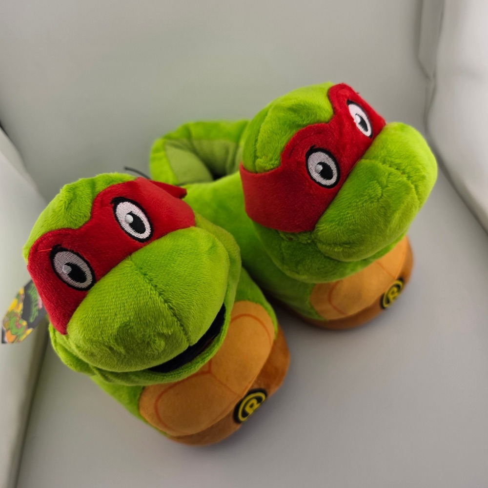 Teenage Mutant Ninja Turtles‎ Raphael Plush Slippers Kids Cosplay